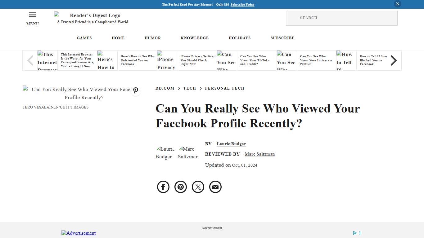Does Facebook Show Who Viewed Your Profile Recently?